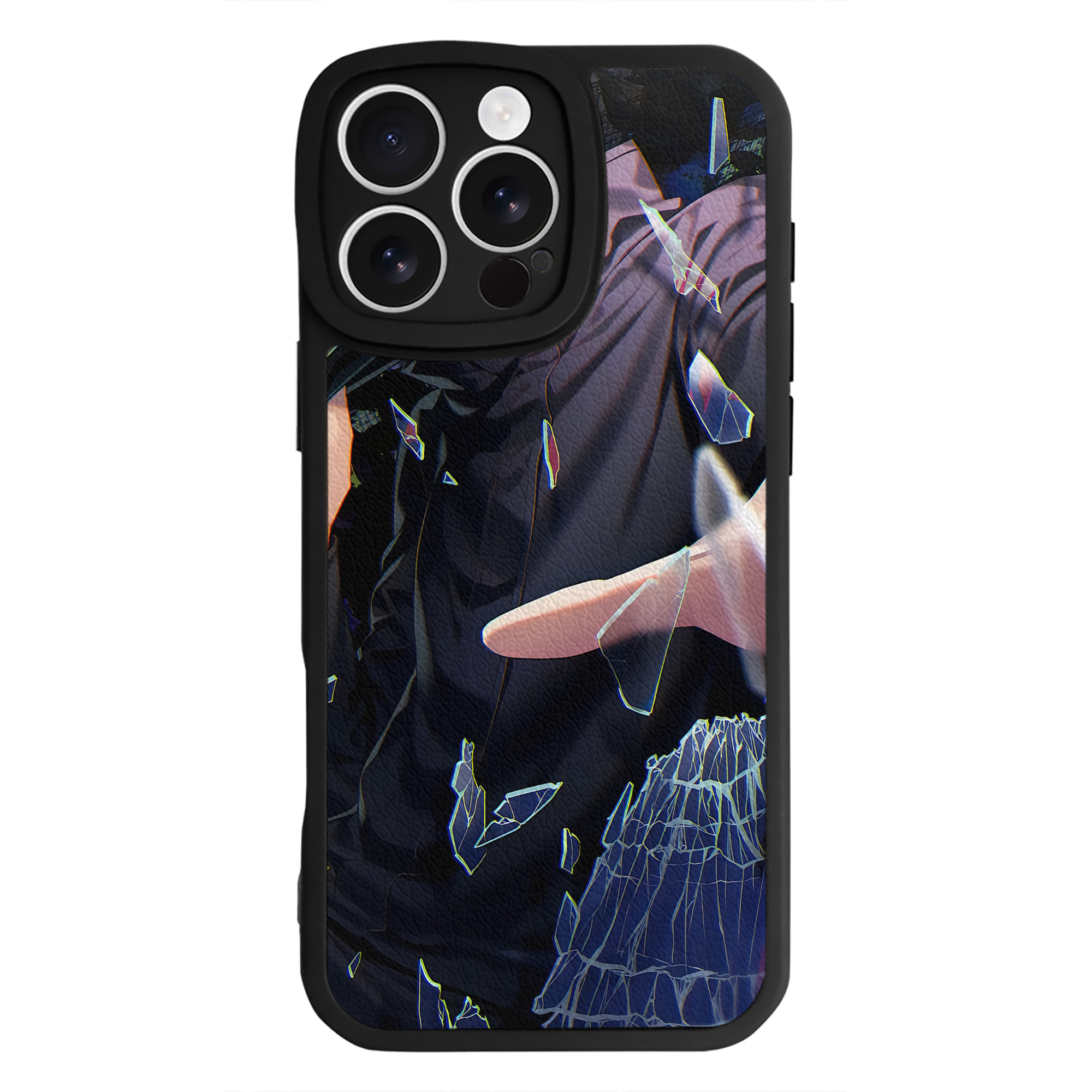 （画像用） 呪術廻戦 Jujutsu Kaisen 【iPhone 16シリーズ対応】シリコンスマホケース（レザー調） 材質：シリコン